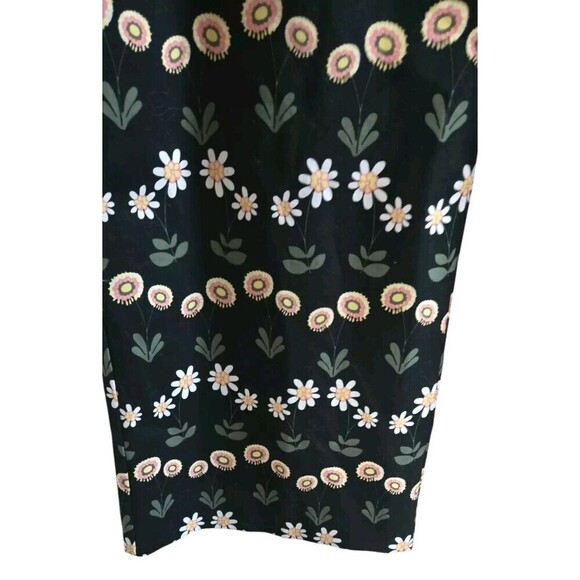 BODEN High Waisted Richmond Trouser Pants Women's 12R Black Floral Pockets - Picture 5 of 8